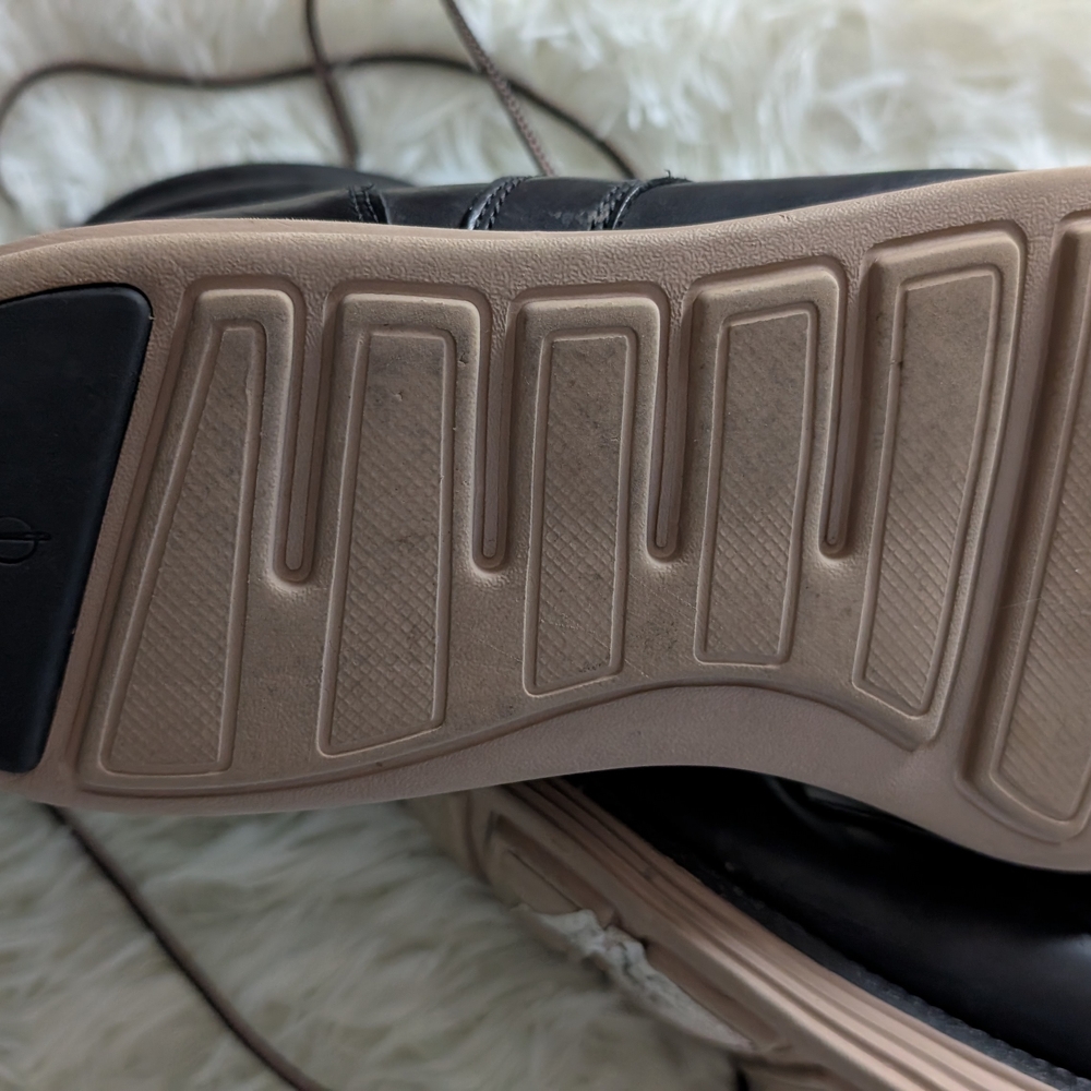 Cole Haan Black Leather Ankle Boots - Picture 3 of 5